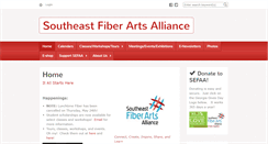 Desktop Screenshot of fiberartsalliance.org